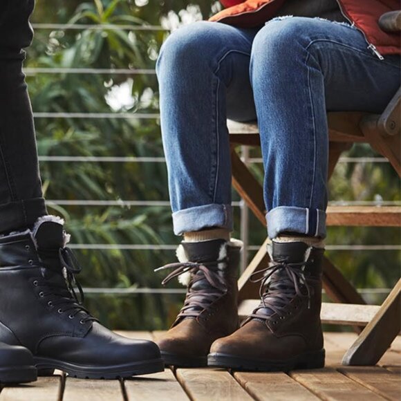 Blundstone Brown Insulated Lace-up Boots - Picture 3 of 16